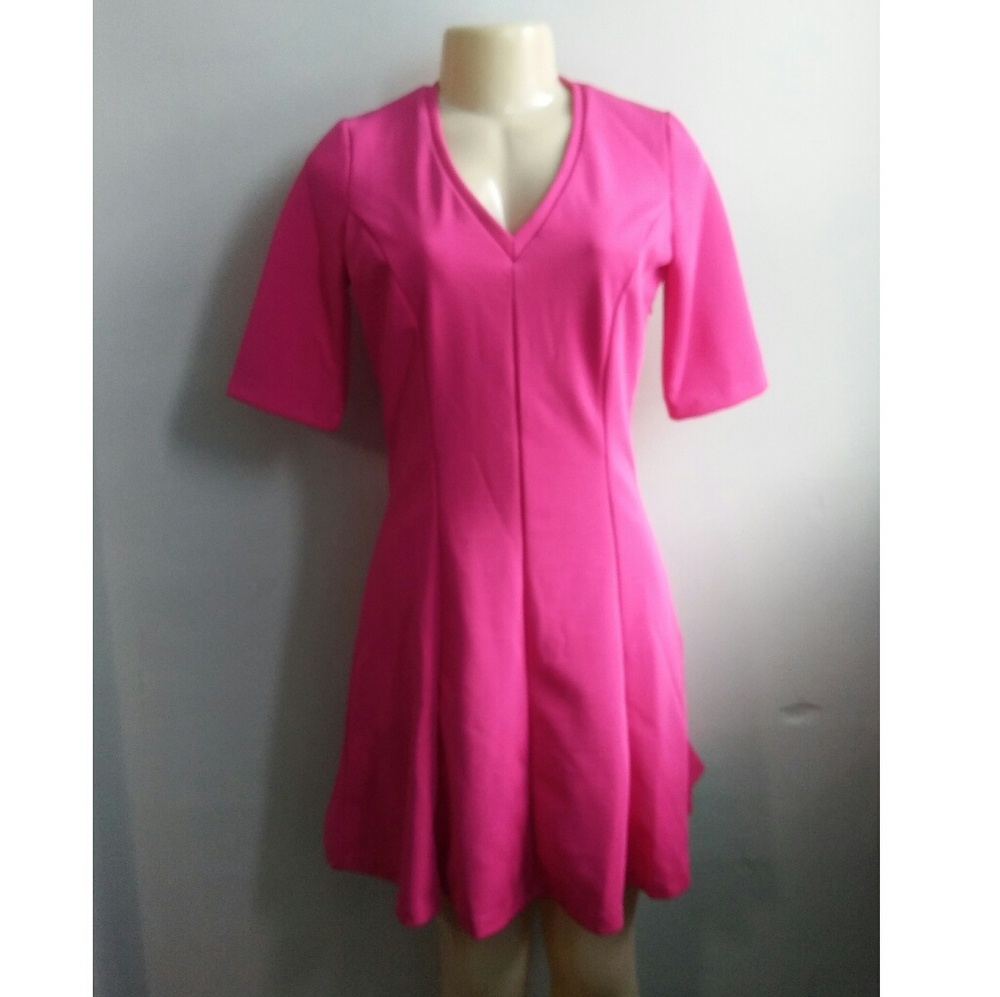NWT Hot Pink Emploi New York Fit and Flare Dress